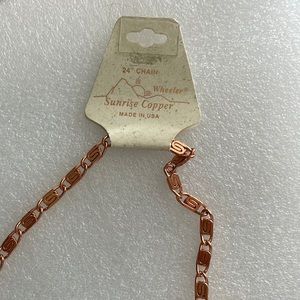Sunrise Copper 24 in necklace